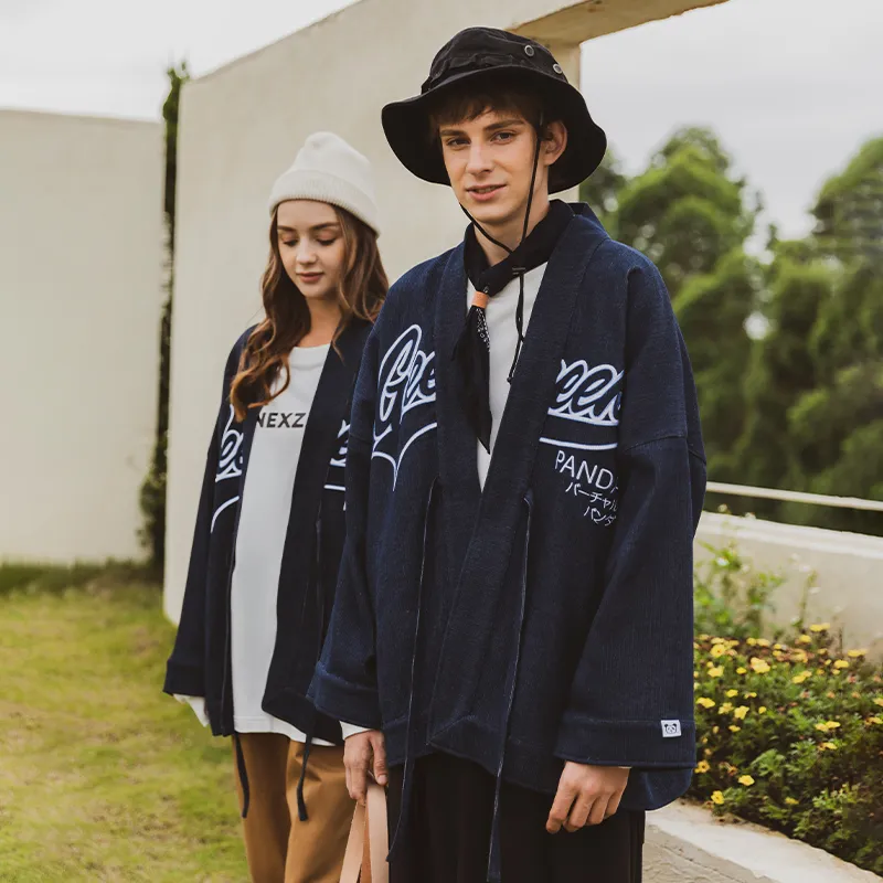 WAYNEXZAVIER Loose Fit Denim Jacket Unisex Blue-5