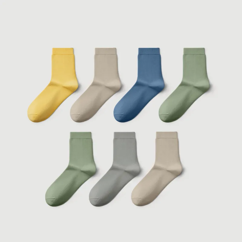 YOUKESHU Men Mid Calf Socks-2