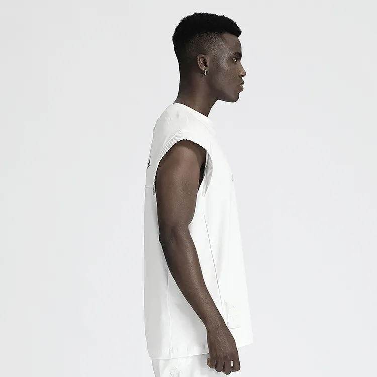 NORVINCY Comfortable And Breathable Sweat Wicking 100% Cotton Sleeveless T Shirt Unisex-8