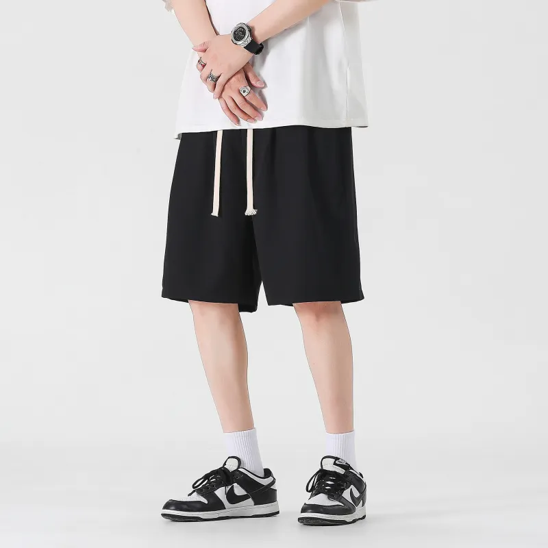 SEANBYSEAN Loose Fit Shorts Unisex Black-5