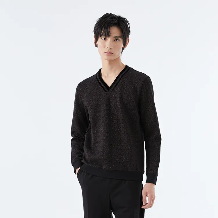 LIU·JO UOMO Sweatshirts Men Black Red-4