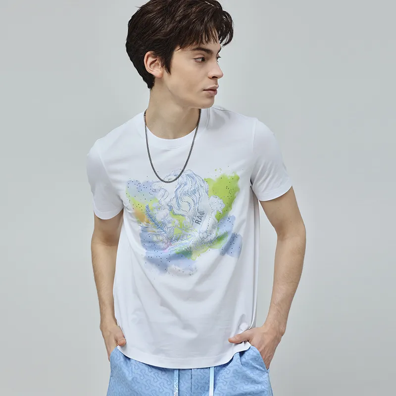 RARE T Shirts Men White-6