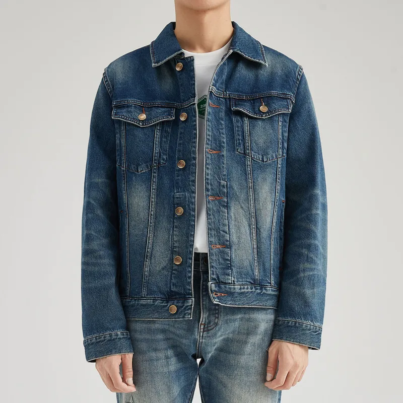 23R+ Denim Jackets Men Blue-6