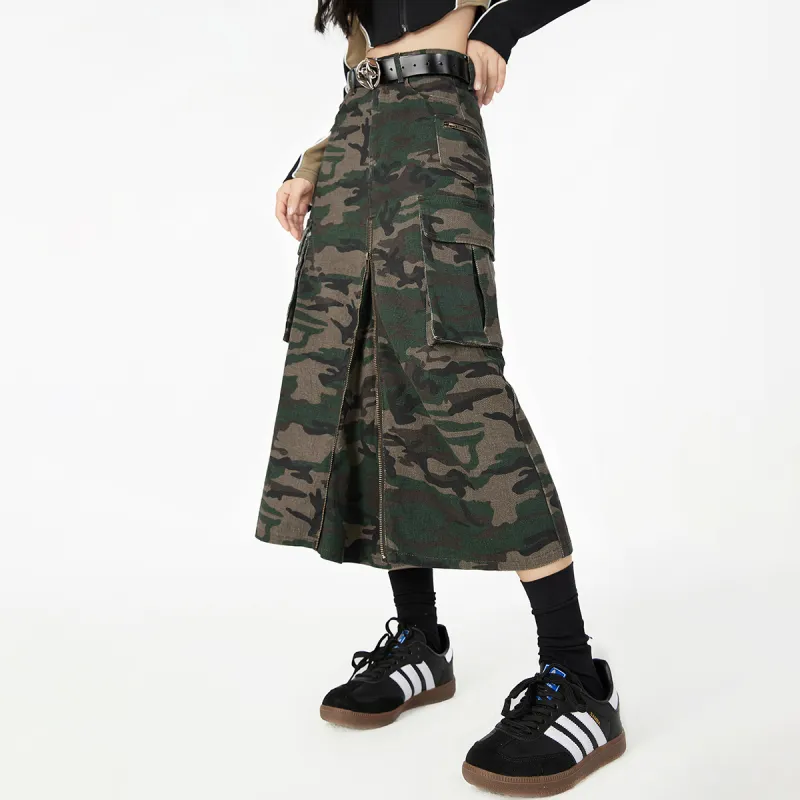 EPTISON WOMAN Denim Long Skirts Women's-8