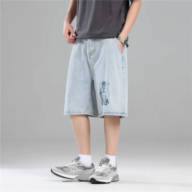 Gwola Denim Shorts Unisex-6