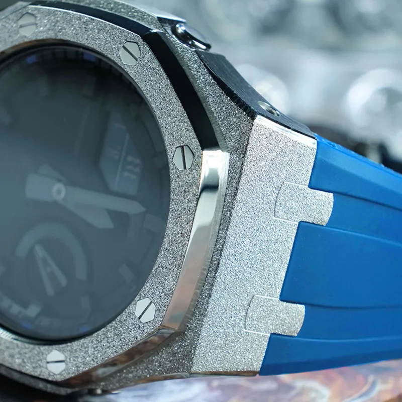 Vencrew Unisex Frost Gold Collection Watch Cases-6