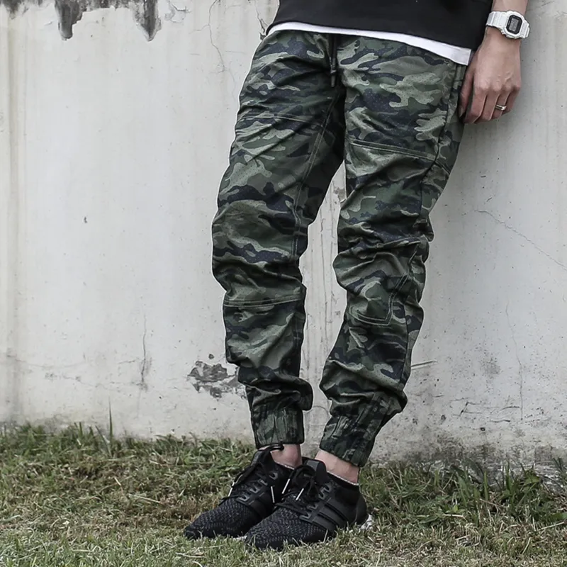 ENSHADOWER Knitted Sports Pants Unisex Camouflage-7