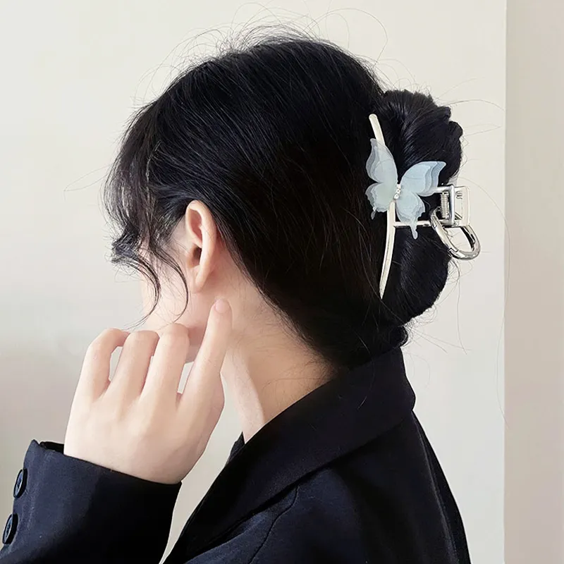 SENDME Hair Clips Women's Butterfly Claw Clip-2