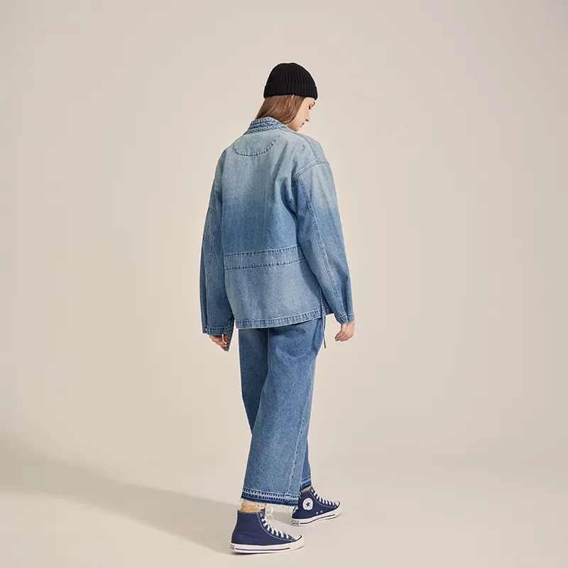 Prth Promethean Denim Jackets Unisex Light Blue-7
