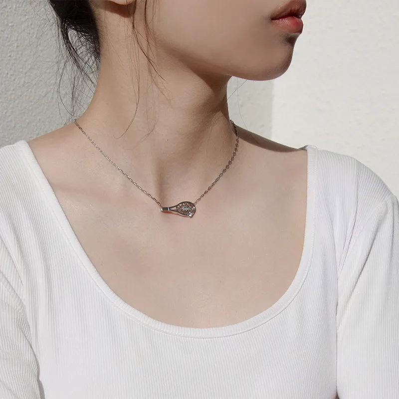LACOSTE Stainless Steel Necklaces Women's Silver 2040035-2