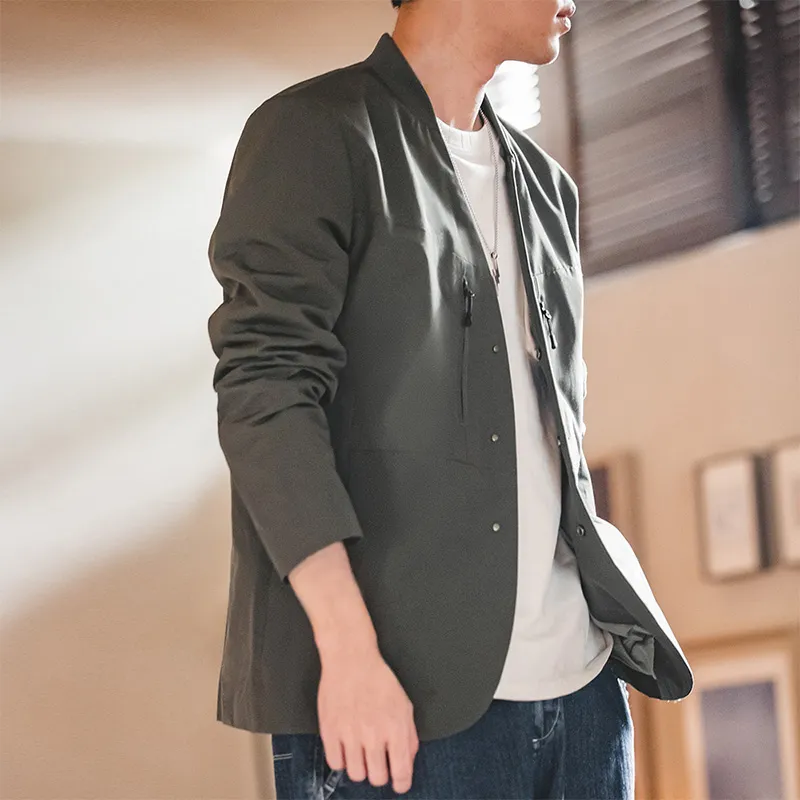 MADEN Jackets Men Dark Gray-5