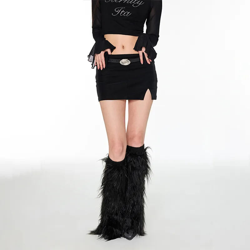 ETERNITY ITA Casual Short Skirts Women's Black-3
