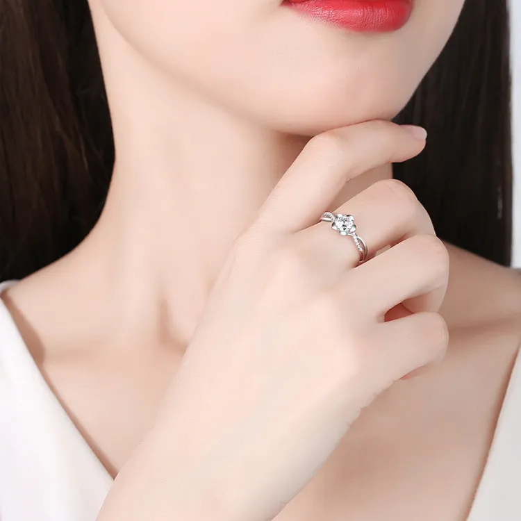 Asia Star 925 Sterling Silver Rings Women's-2