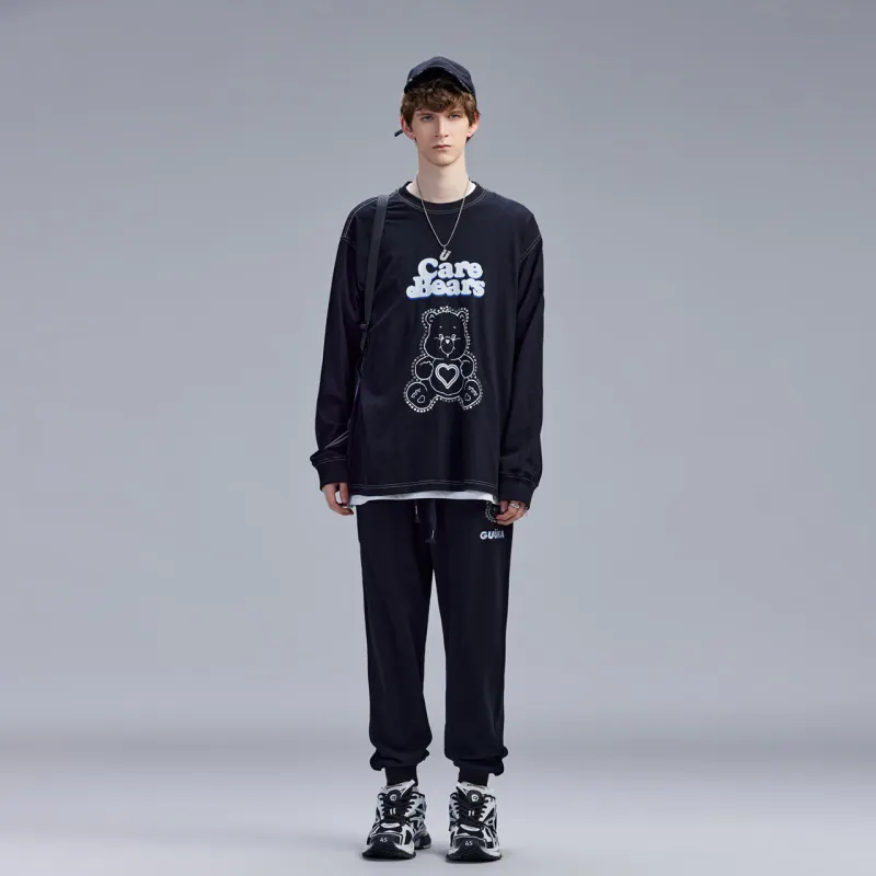 Carebears X Guuka Knitted Sweatpants Men Black-3