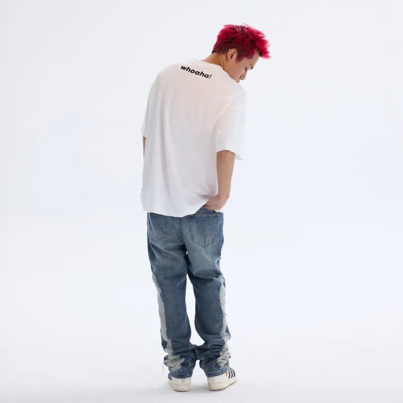 WHOA HA! Heavyweight T Shirt Unisex-3
