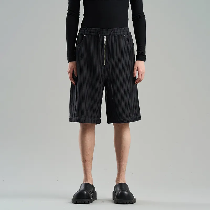 BLIND402 Casual Shorts Men Black-2