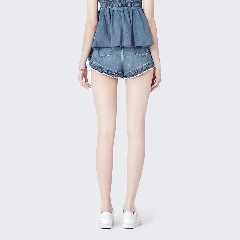 Laurence & Chico Denim Shorts Women's Blue-3