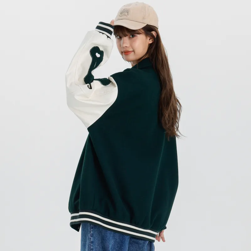ALL NIGHT DAYS Baseball Jacket Fall Unisex-10