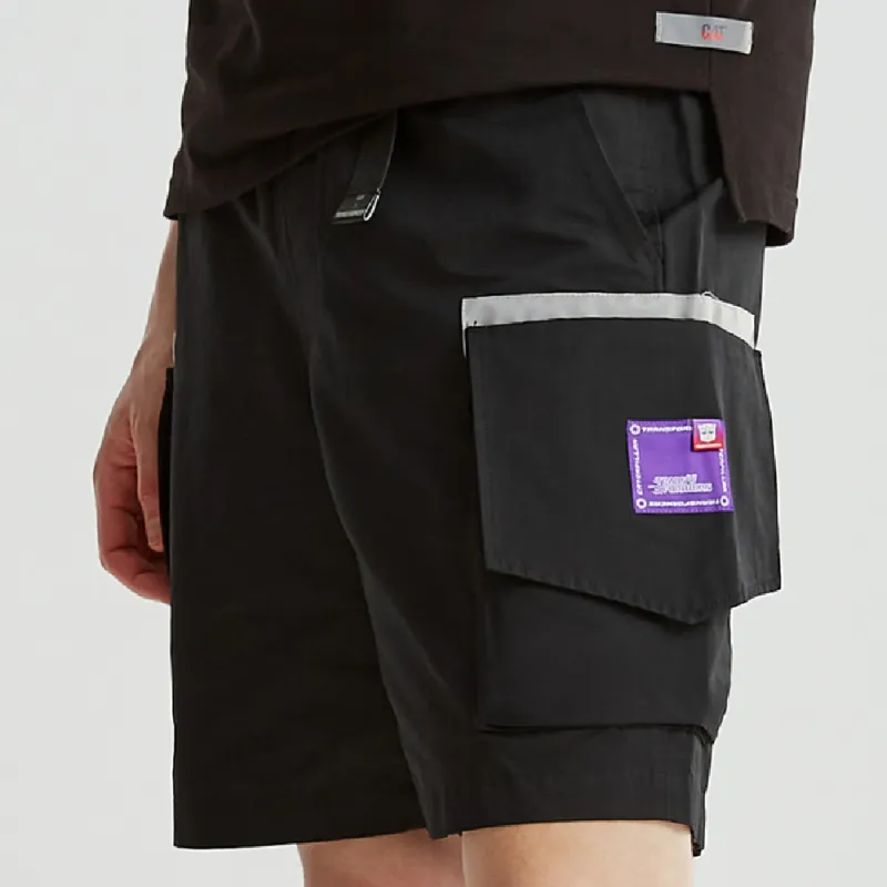 CAT Casual Shorts Unisex Black-3