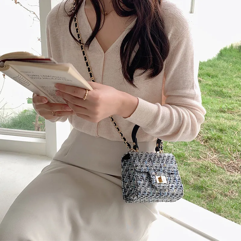 JANE KLAIN PU Leather Cell Phone Pouch Crossbody Bag Shoulder Bag Handbag Mini Women's Apricot/Blue/Black-3