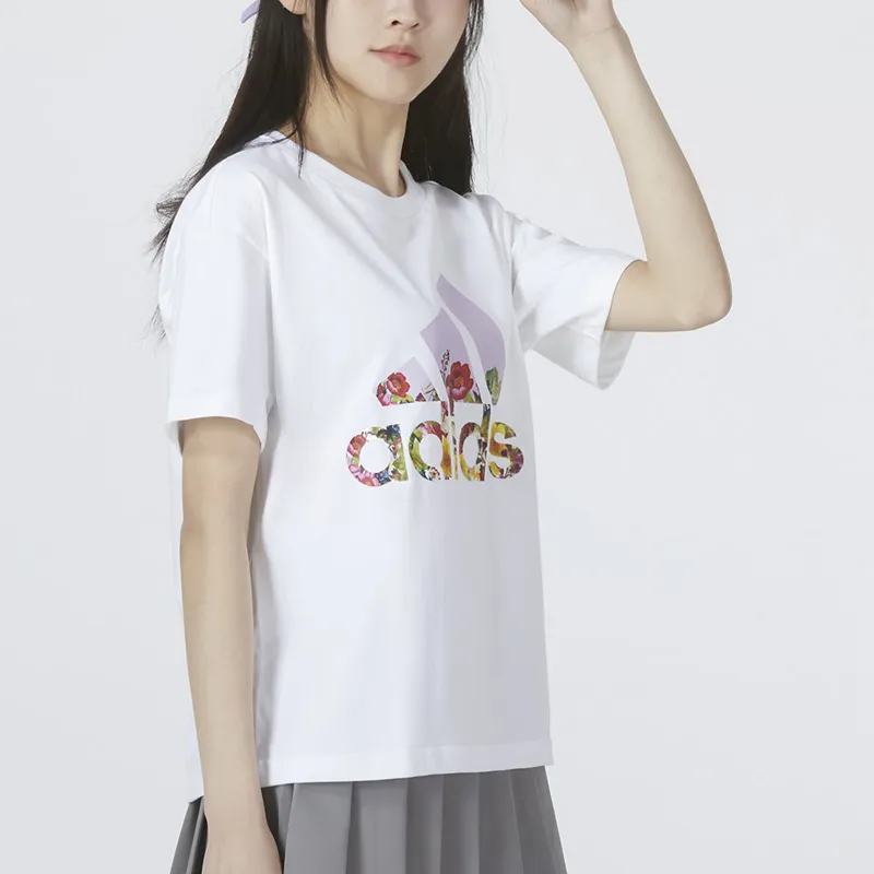 Adidas T Shirts Women's White-3
