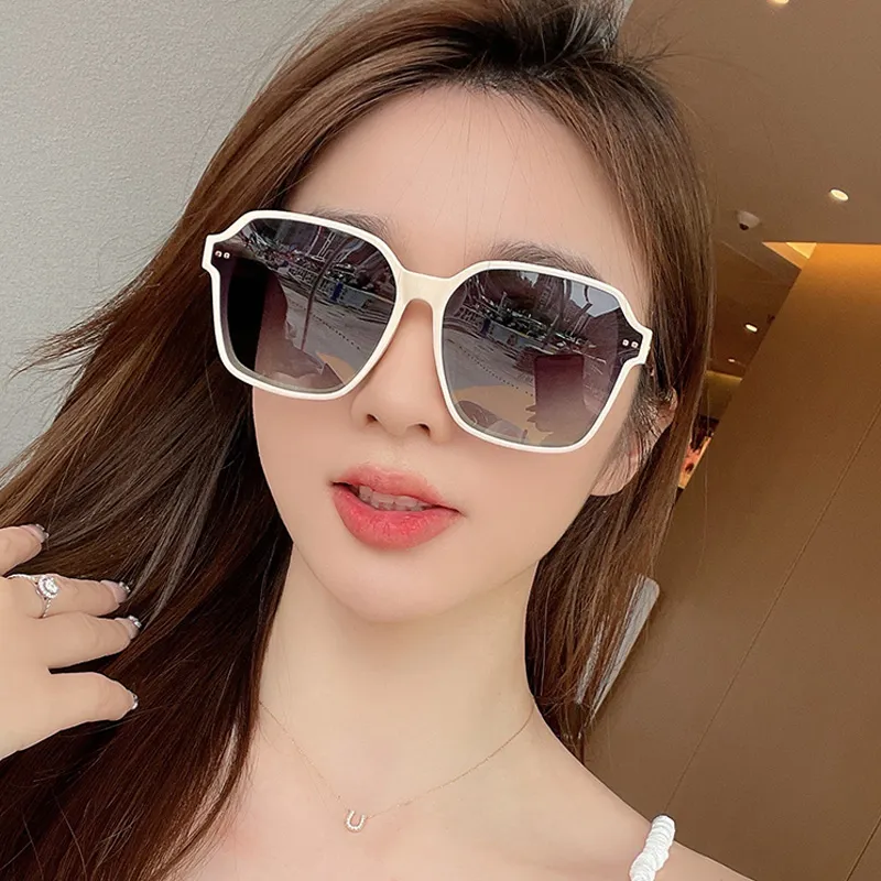MUYKUY TR/Memory Plastic Stainless Steel Square Sunglasses Women's-4