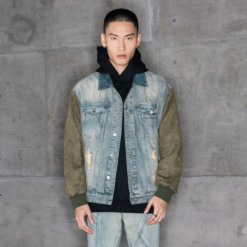 XINYINSU Denim Jacket Unisex Blue-2