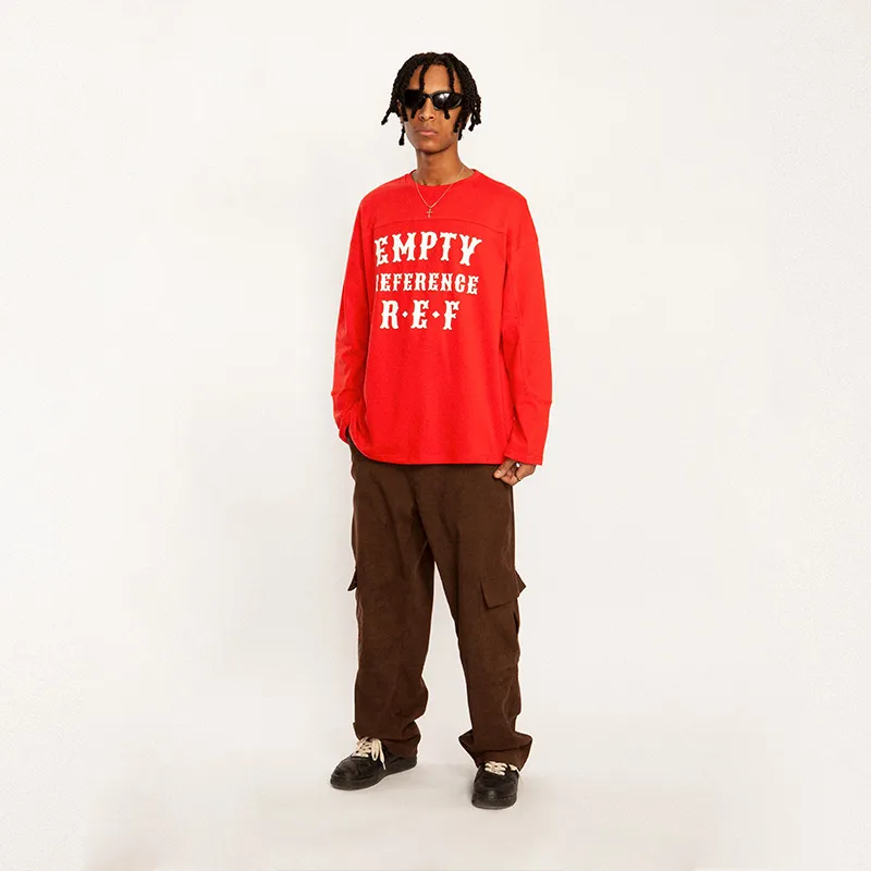 EMPTY REFERENCE Long Sleeved T Shirts Unisex-4