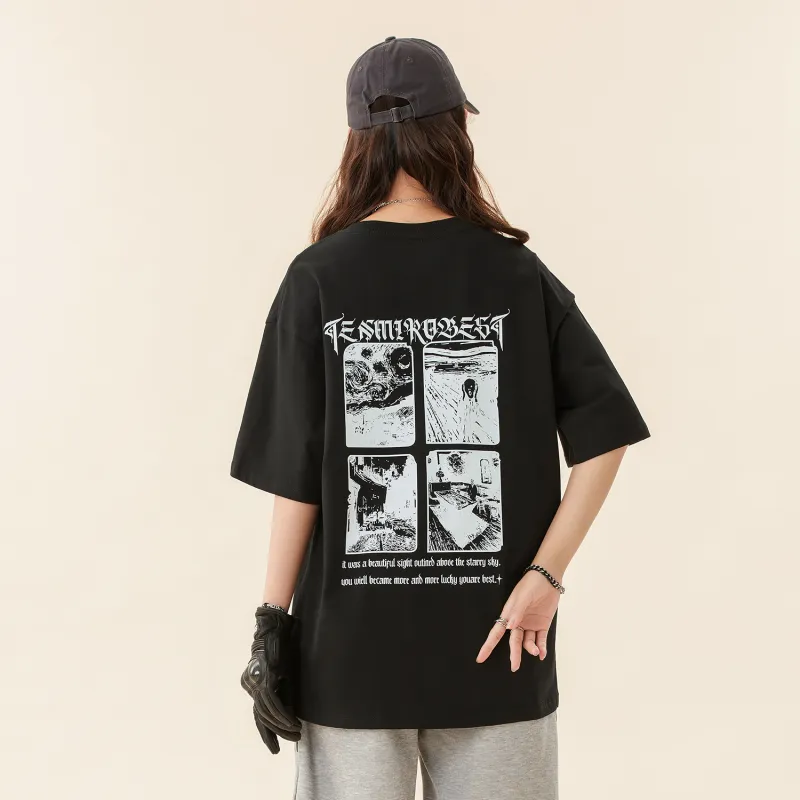 TEN MIRO Short Sleeved T Shirts Unisex-4
