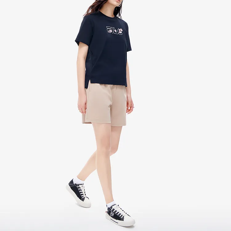FILA FUSION T Shirt Women's Pitch Black-3