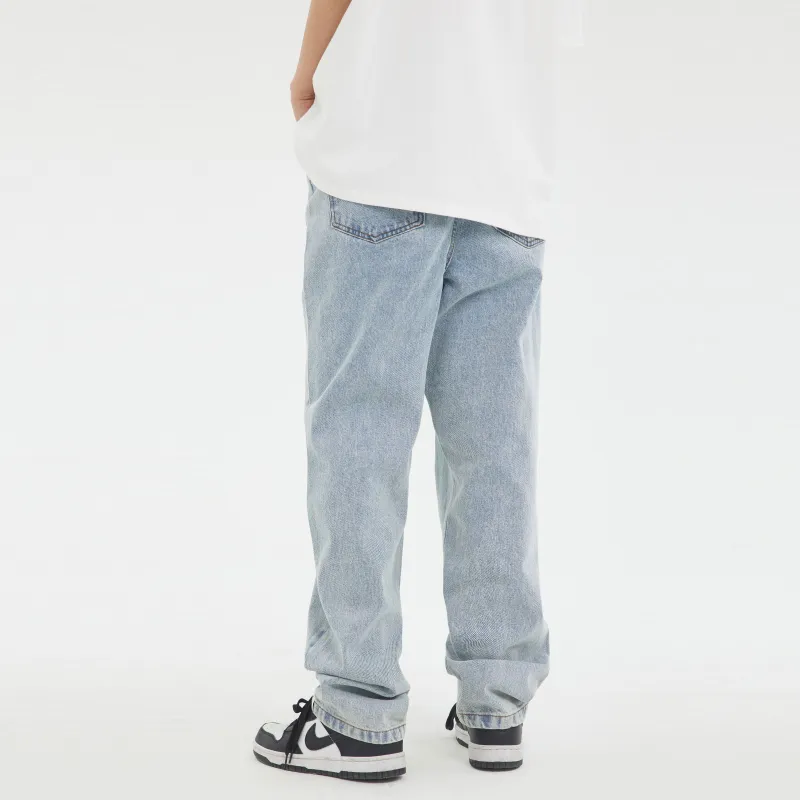 AMONSTER Straight Thin Jeans Unisex-4