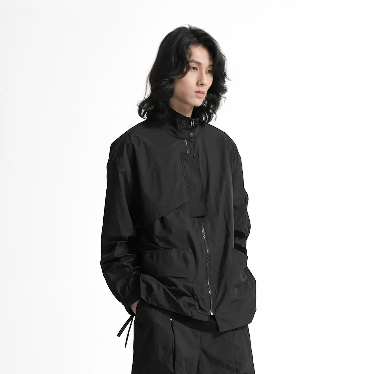 HUANXIANGZHE Jackets Unisex Black-6