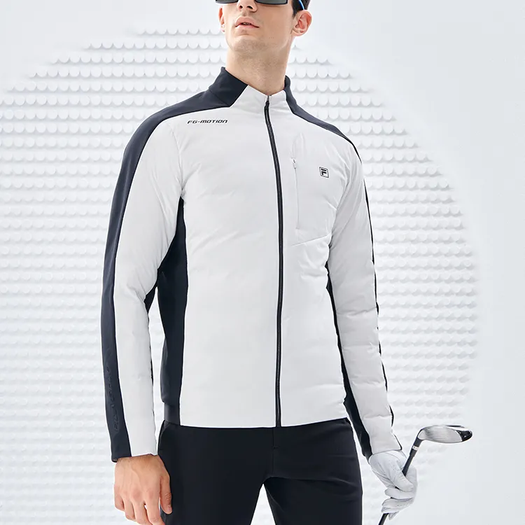 FILA Athletics Down Jackets Men Taiqing Gray-3