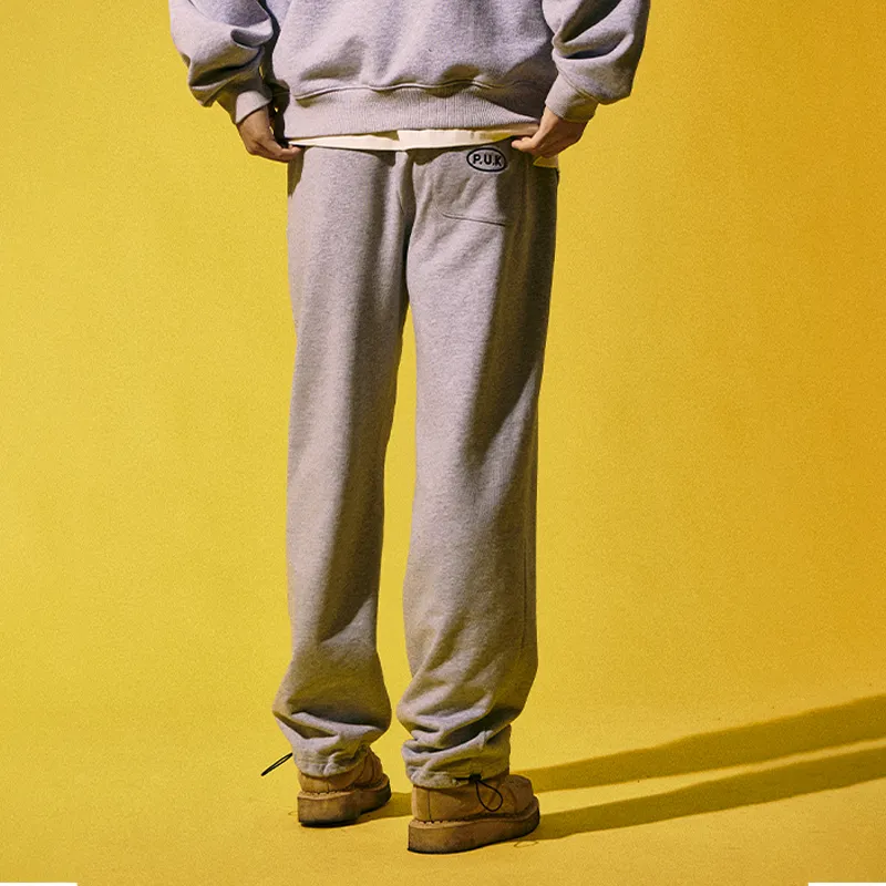 PUK 2023 Spring/summer Sports Pants Unisex Gray-5