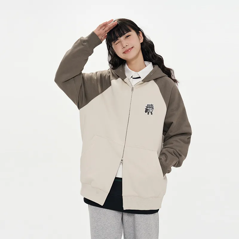 CONKLAB Hooded Loose Fit Cardigan Sweatshirt Unisex-8