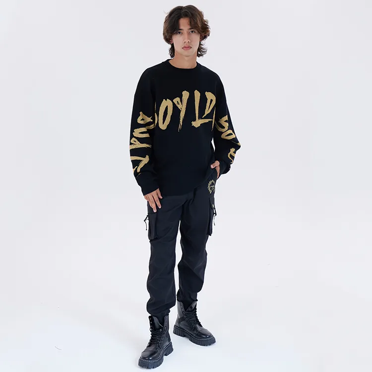Boy London FW22 Knitwear Unisex Black-4