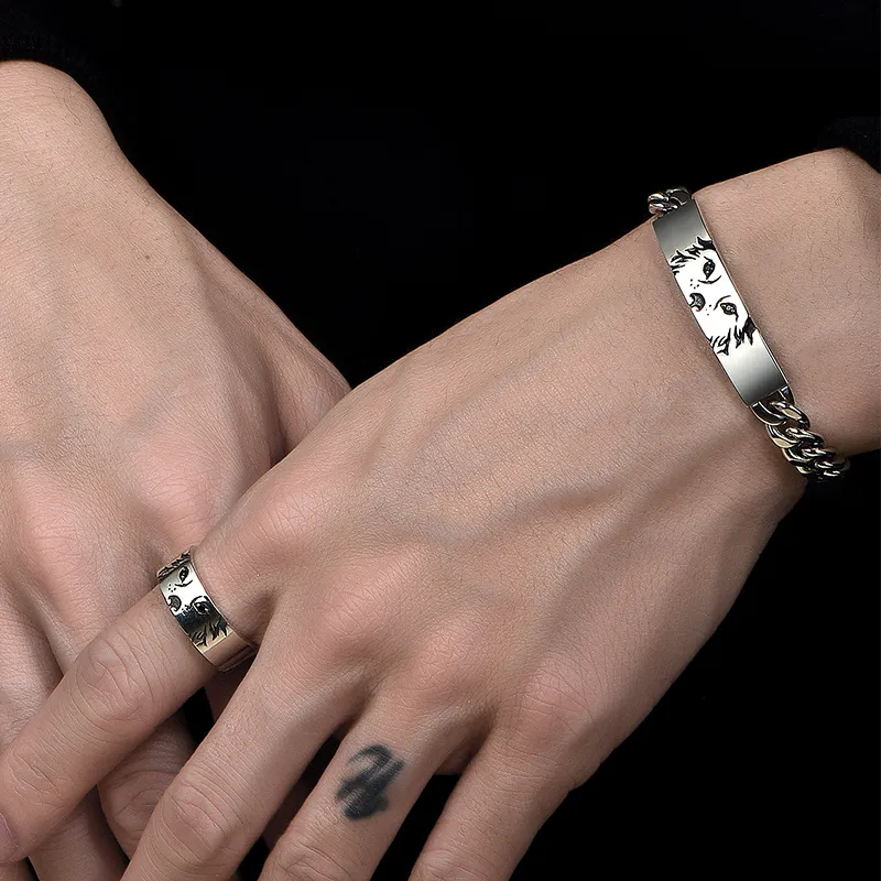 MYSH Bracelets Men Paw Star Bracelet-4