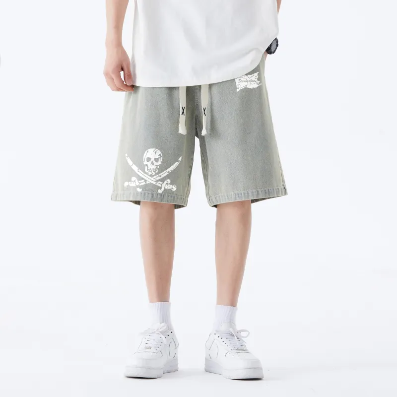 SEANBYSEAN Denim Shorts Unisex-12