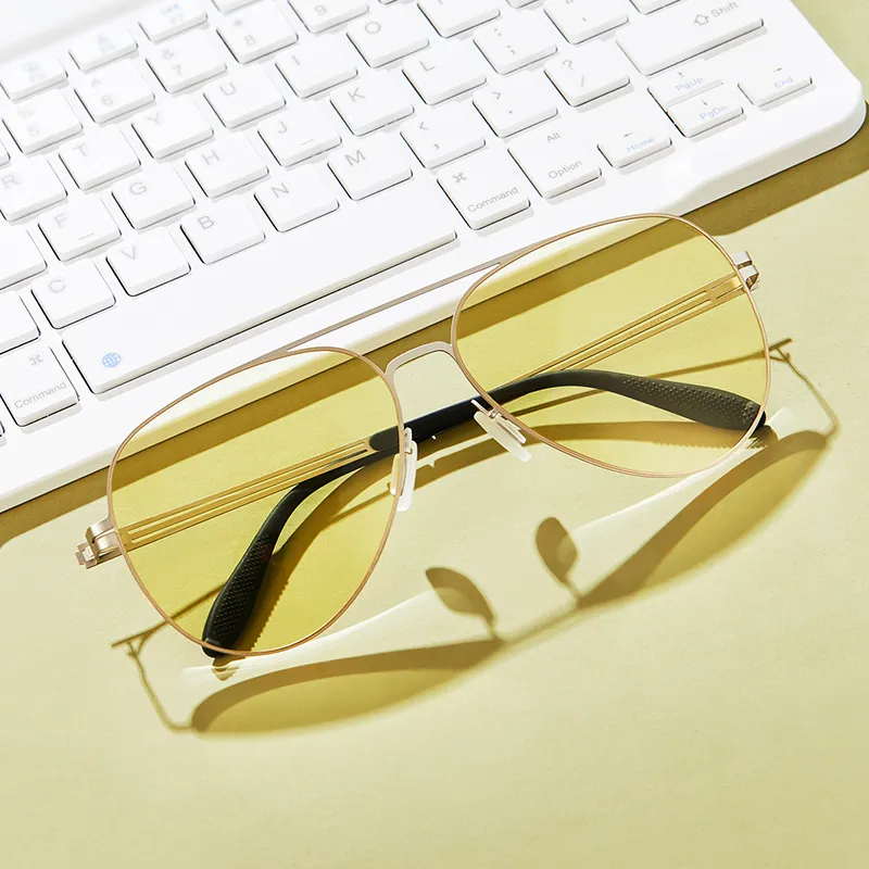 MUYKUY Aviator Sunglasses Men's-9