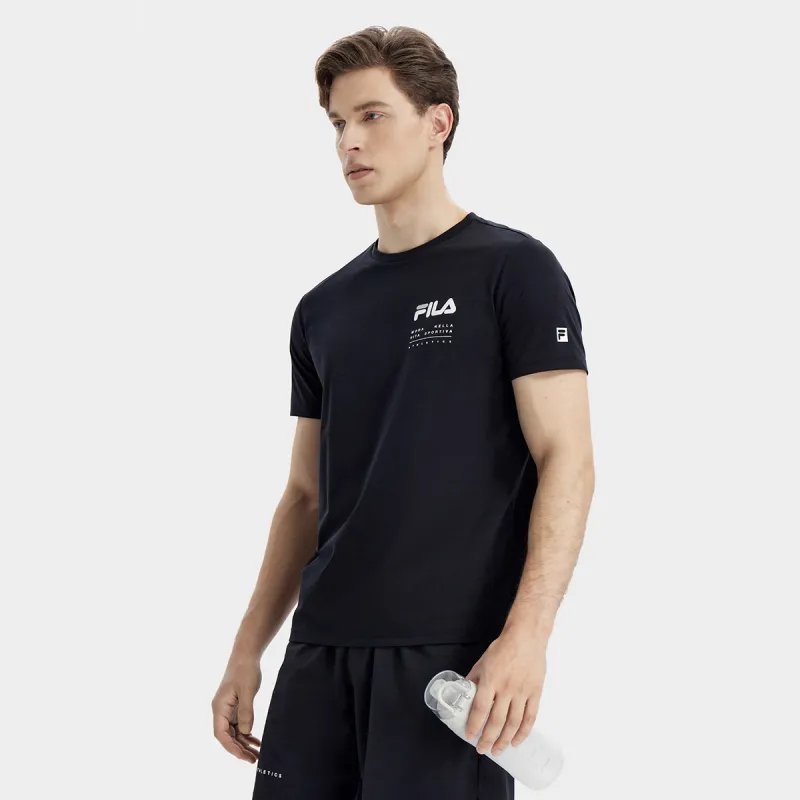FILA Fitness Series T Shirt Men's Black-3