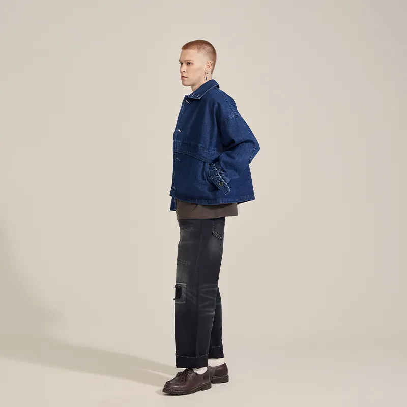 Prth Promethean Denim Jackets Unisex Blue-9