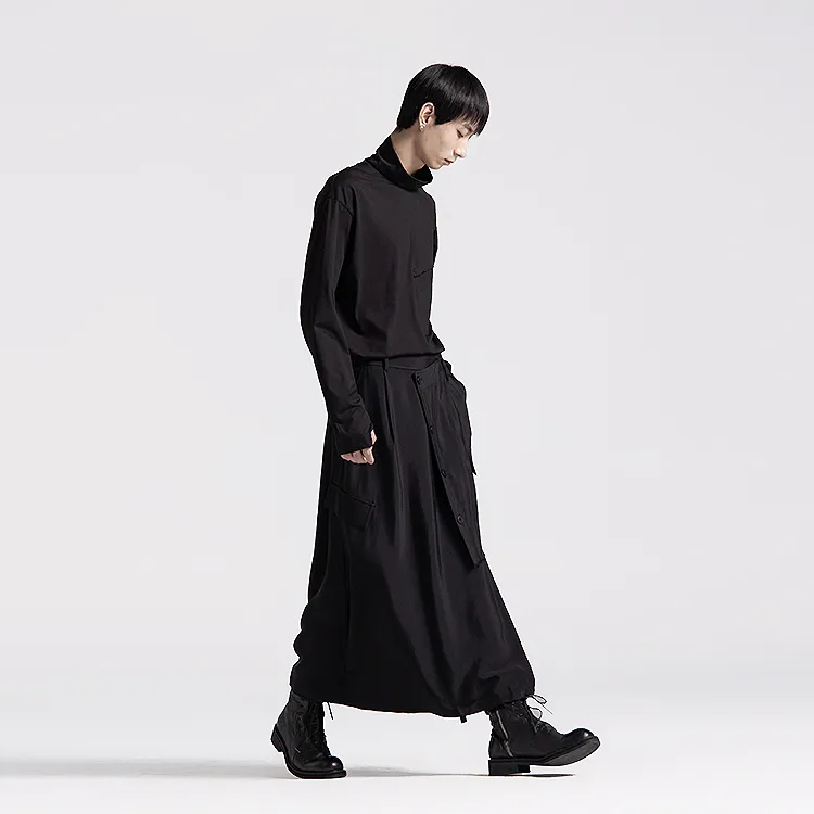HUANXIANGZHE T Shirts Unisex Black-5