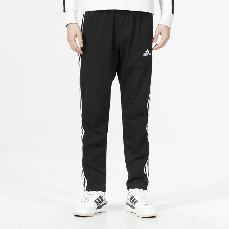 Adidas ESSENTIALS Knitted Sweatpants Men's Black-3