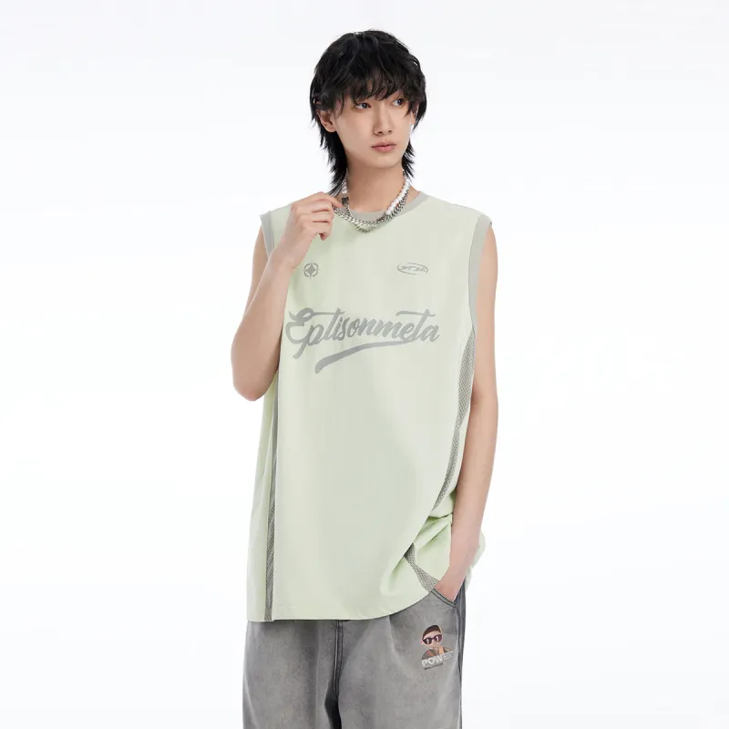 EPTISON Tank Tops Unisex Aqua Green-2