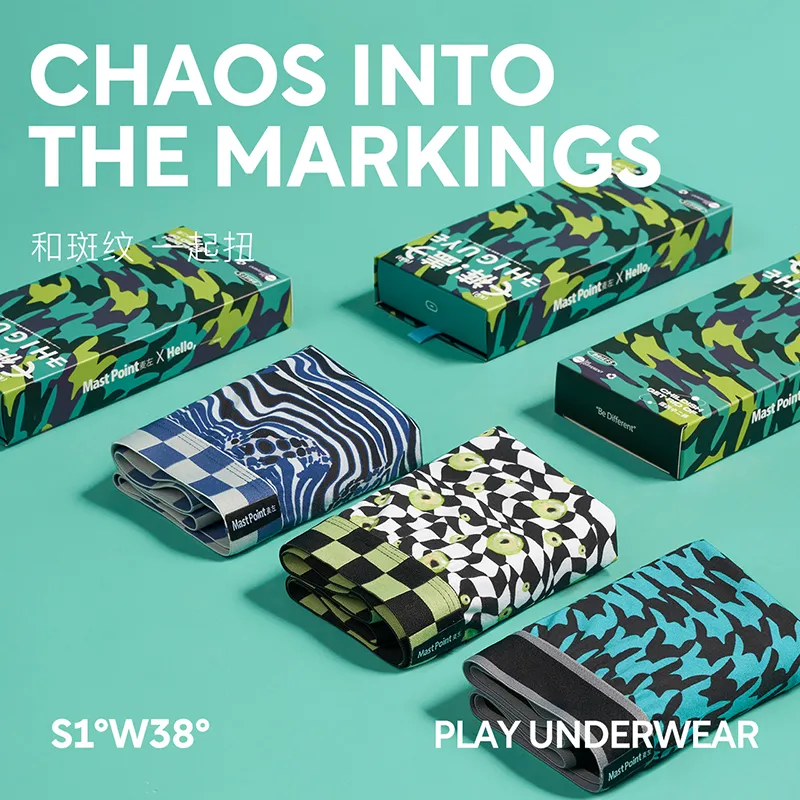 Mast Point Underpants Men's Gift Box Set Included Multicolor-2
