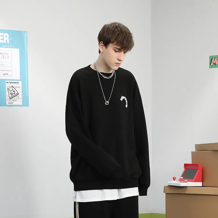 Bt Crew Neck Loose Fit Regular Sweatshirt Unisex-3
