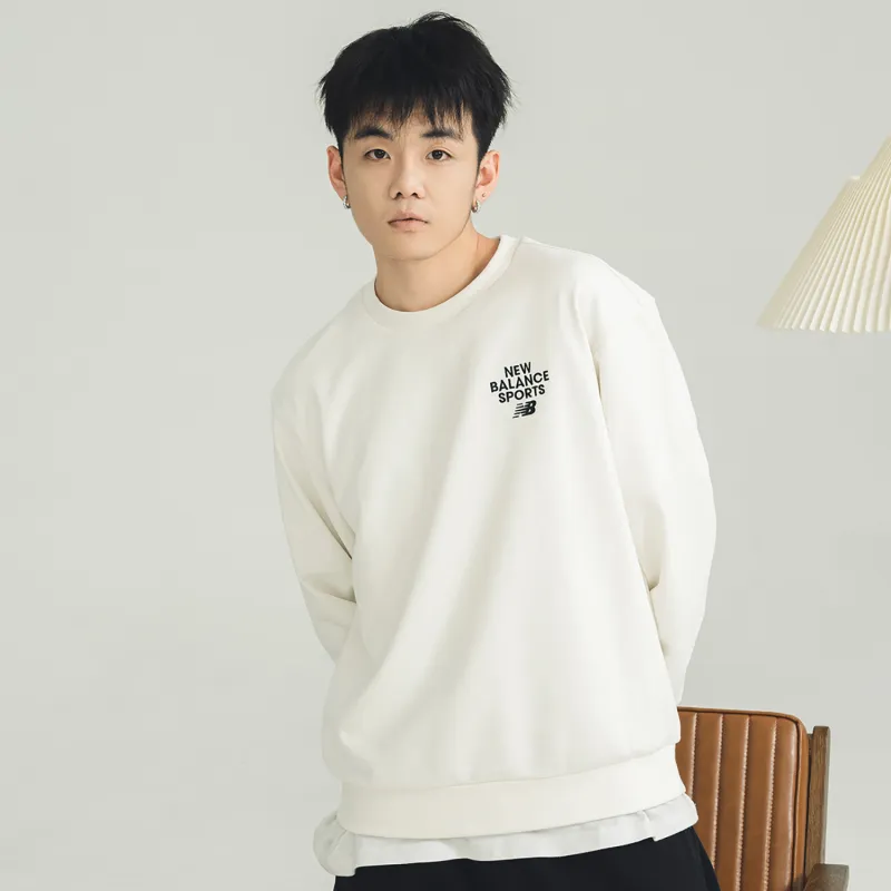 New Balance Sweatshirt Unisex White-4