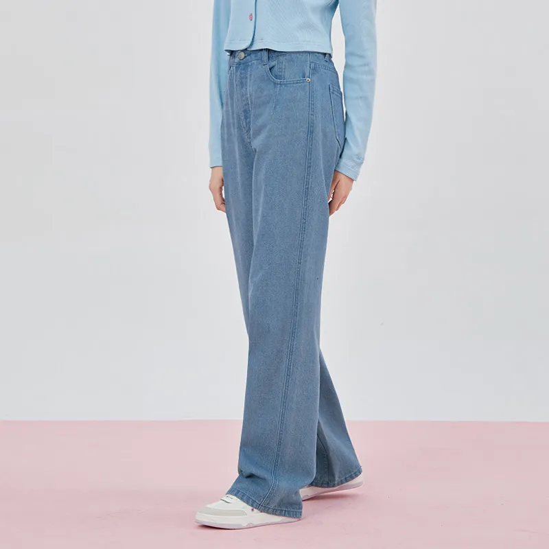 Pink Pineapple FW22 Jeans Women's Denim Blue-4