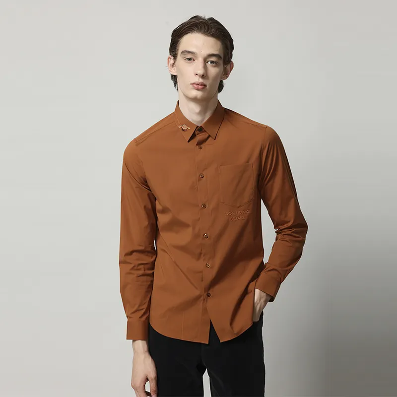 RARE Shirts Men Coffee-3