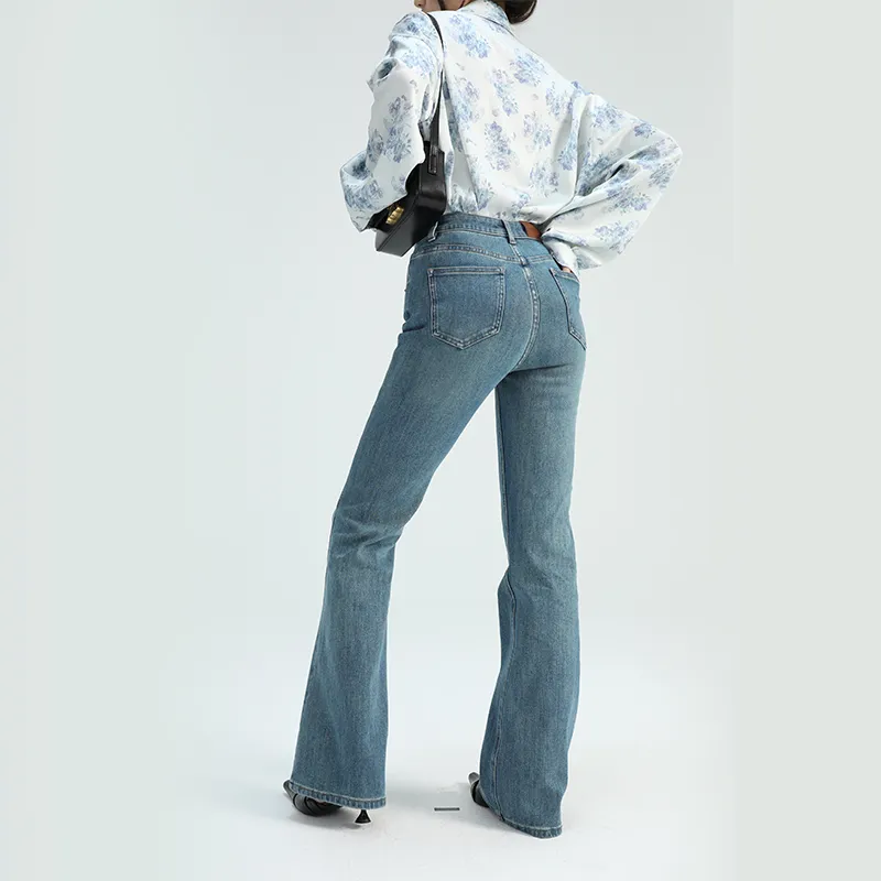 Luqingyi Jeans Women's Blue-4